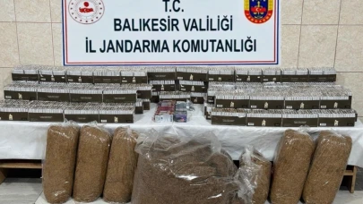 Balıkesir’de kaçakçılık ve organize suç operasyonu: 10 şüpheli yakalandı