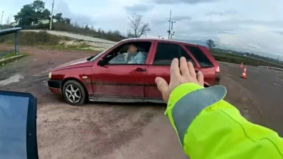 Jandarma uygulamasından kaçtı, tekrar geri döndü