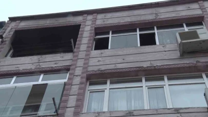 Eşini öldürüp evi ateşe verdi
