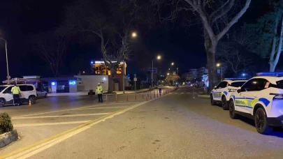Bursa’da trafikte gece denetimi
