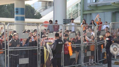 Galatasaray kafilesi İzmir’de