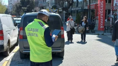 Balıkesir Büyükşehir Belediyesi’nden Yaya Yolları ve Duraklarda Park Denetimlerine Devam