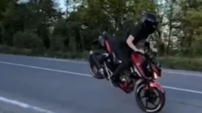 Ordu’da tehlikeli motosiklet kullanan sürücüye 72 bin lira ceza