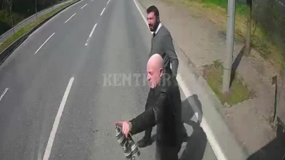 Kocaeli’nde otobüs şoförünün örnek davranışı kamerada