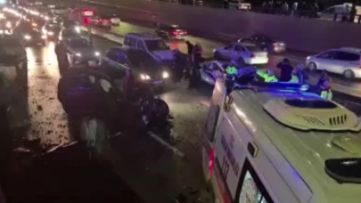 Ankara’da zincirleme kaza: 3’ü ağır 8 yaralı