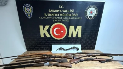 Sakarya’da silah kaçakçılığı operasyonu: 1 gözaltı