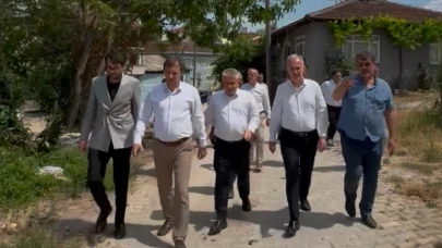İnegöl Belediyesi kırsalda üst yapı hamlesini sürdürüyor
