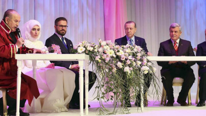 Cumhurbaşkanı Erdoğan ve Karaosmanoğlu nikah şahidi oldu