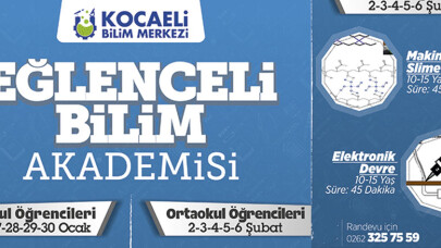 Kocaeli Bilim Merkezi’nden en güzel karne hediyesi