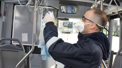 Toplu taşımada virüse geçit yok