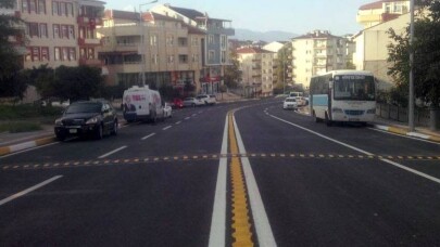 Kocaeli'nde 150 kilometre yol çizgisi yapıldı