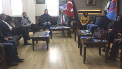 Engelliler Birlik Federasyonundan Trabzonlular Derneğine ziyaret
