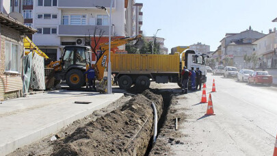 Bağlar Caddesi’nin İçmesuyu Hattı Yenileniyor