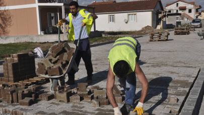 Köseköy Mahallesi’nde parke çalışması