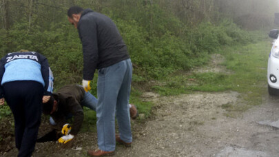 Kartepe Zabıtası logara düşen sokak köpeğini kurtardı