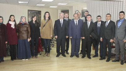 Başkanvekili Özak Stajyer Öğretmenleri ağırladı