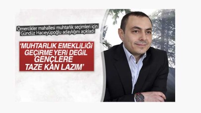 Muhtar Adayı Hacıeyüboğlu 'Gençlere Sahip Çıkacağım'