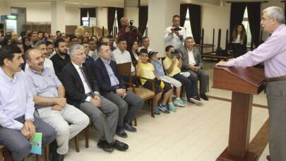 Başkan Karaosmanoğlu İZAYDAŞ ailesi ile bayramlaştı