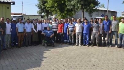 Başkan Üzülmez Personeli ile Bayramlaştı