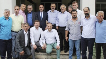 Trabzonlulardan protokollü kalabalık bayramlaşma