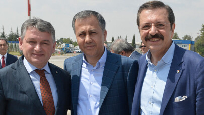 TOBB Yönetimi Gaziantep'te incelemelerde bulundu