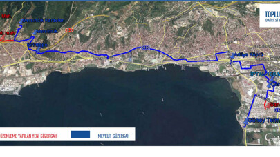 Kocaeli'nde 3 ulaşım hattında düzenleme yapıldı