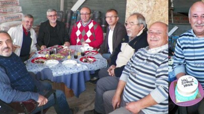 Yavuz Kamışoğluna Palamutlu Sürpriz Doğum Günü