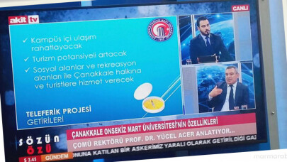 Rektör Acer, Akit TV’de “Sözün Özü” programına konuk oldu