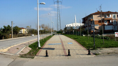 Gölcük Yeni Yazlık bölgesine yürüyüş yolu