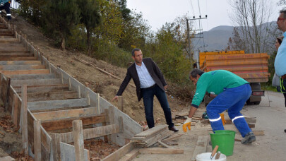 Kartepe Belediyesi, Derbent Pazar Yolunu Güvenli Hale Getirdi