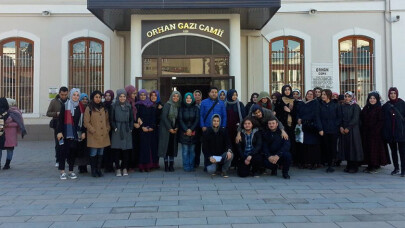Tarihi mekanları yerinde gördüler