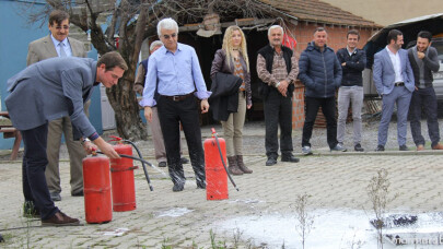 Söğütlü Belediyesi'nde Yangın Tatbikatı yapıldı