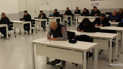 İlk mesleki yeterlilik sınavı SATSO'da yapıldı