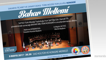 SATSO'dan 'Bahar Meltemi Konseri' 9 Mayıs'da