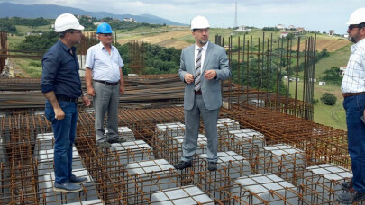 Rektör Erbaş İslami İlimler Fakültesi İnşaatında İncelemelerde Bulundu