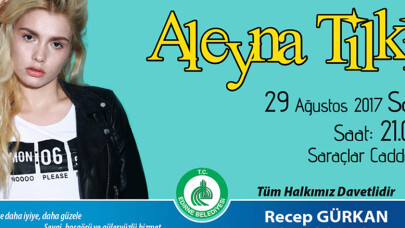 Aleyna Tilki 29 Ağustos'ta Edirne'de konser verecek