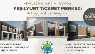 Yeşilyurt Ticaret Merkezi temel kazısına başlandı