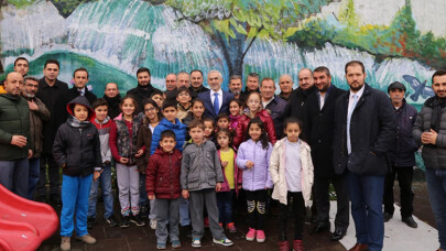 Kağıthane'de Nurtepe Görkemli Sokak Park'ı açıldı