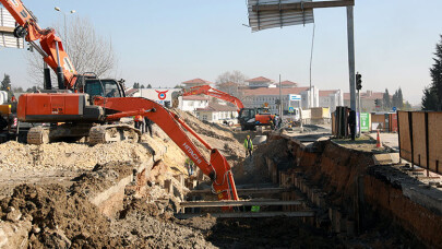 O kavşak trafiğe açılıyor