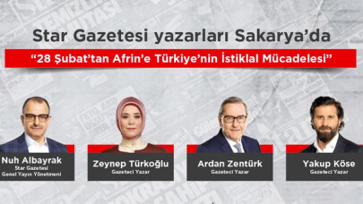 Star Gazetesi Yazarları SAÜ’ye Geliyor