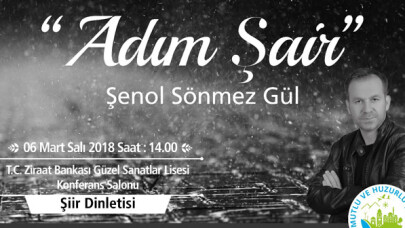 "Adım Şair" isimli şiir dinletisi, Balıkesirliler ile buluşuyor