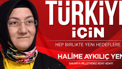 Halime Aykılıç Yeni, başvurusunu Fevzi Kılıç’a teslim etti