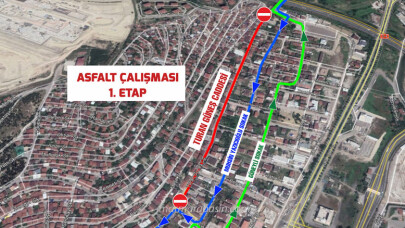 Turan Güneş Caddesi’nde trafik düzenlemesi