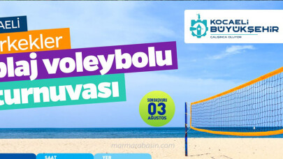 Erkekler Plaj Voleybolu Turnuvası başlıyor