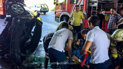 Ümraniye'de trafik kazası