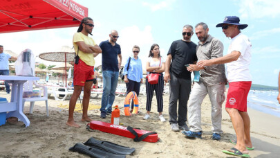 Mavi Bayraklı plajlara denetimden tam not