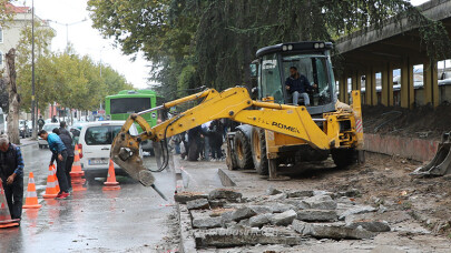 Minibüs durakları için çalışmalar başladı