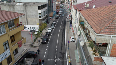 Dilovası Bağdat Caddesi yenilendi