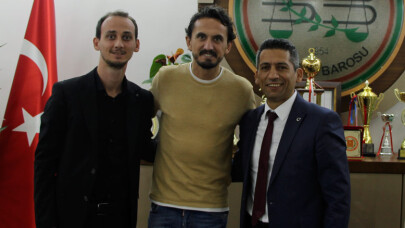 Tuncay Şanlı’dan Baro Başkanı Av. Abdurrahim Burak’a Ziyaret