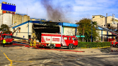 Bahçelievler'de fabrika yangını